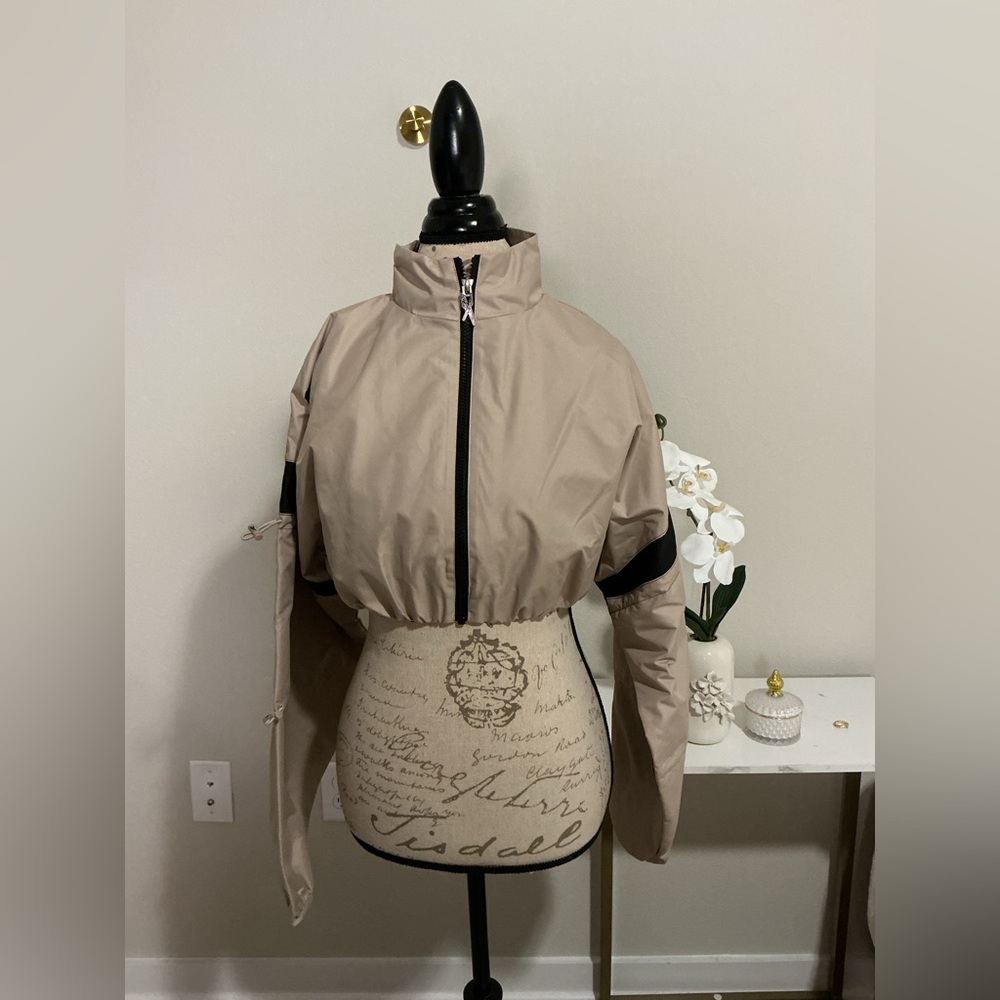 Reebok Cardi B Women's Tan Jacket - Picture 2 of 6